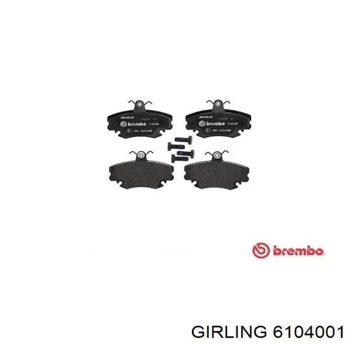 Pastillas de freno delanteras Peugeot 205 2 20A, C