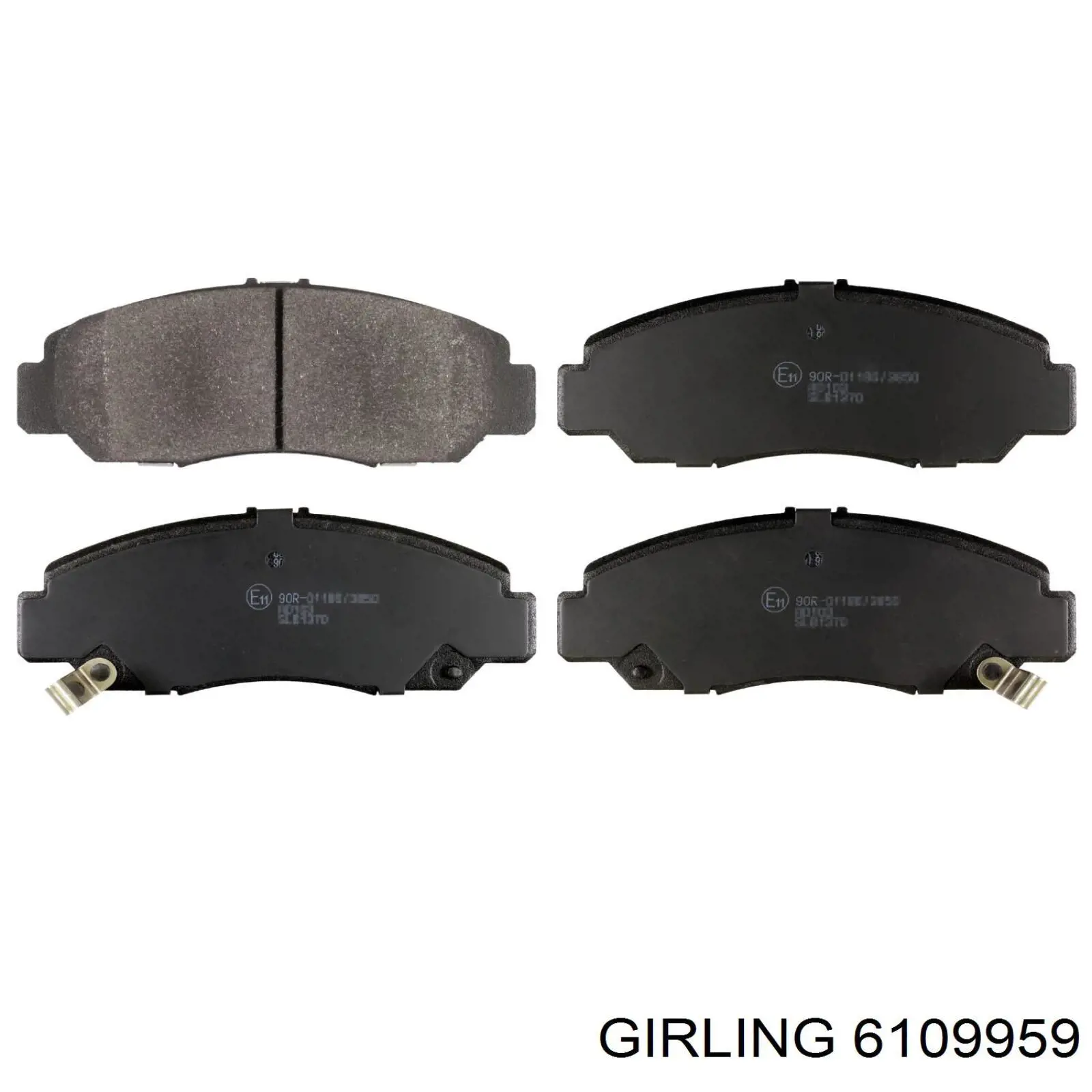 6109959 Girling Pastillas delanteras