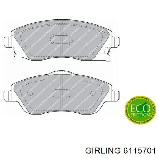 Pastillas de freno delanteras Opel Corsa F08, F68