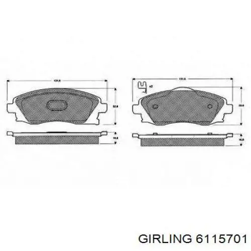 Pastillas de freno delanteras Opel Corsa F08, F68