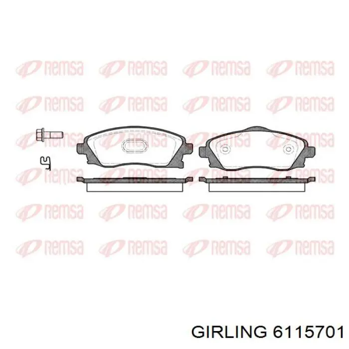 Pastillas de freno delanteras Opel Corsa F08, F68