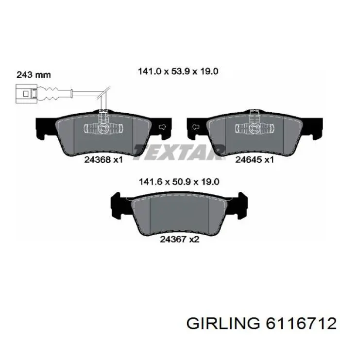 6116712 Girling