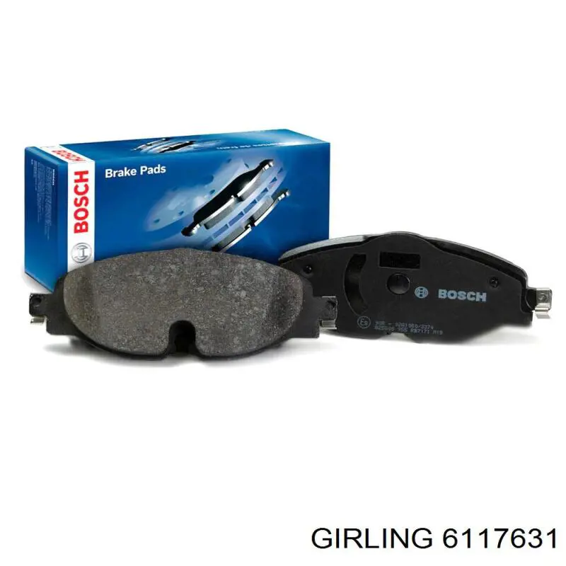 Comprar 6117631 Girling Pastillas de freno traseras