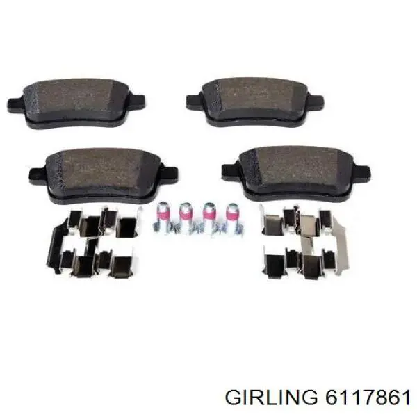 Pastillas traseras de freno Girling 6117861 precio, desde 18,09 EUR