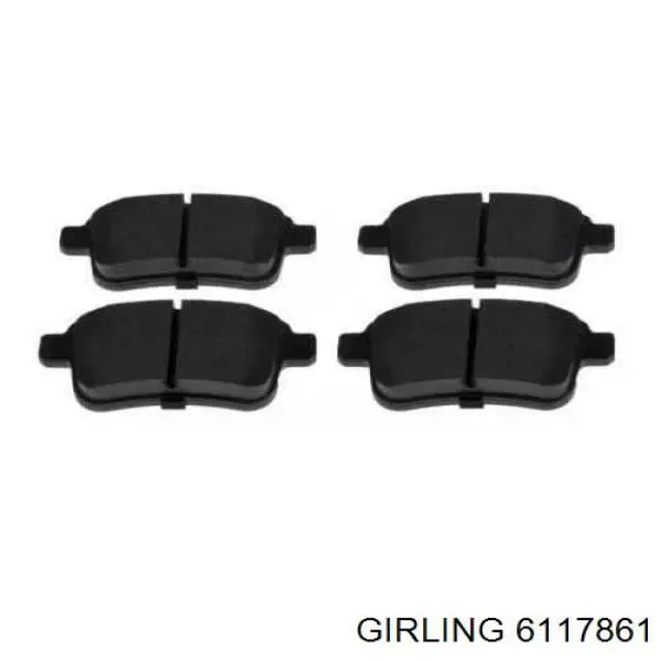 Comprar 6117861 Girling Pastillas de freno traseras