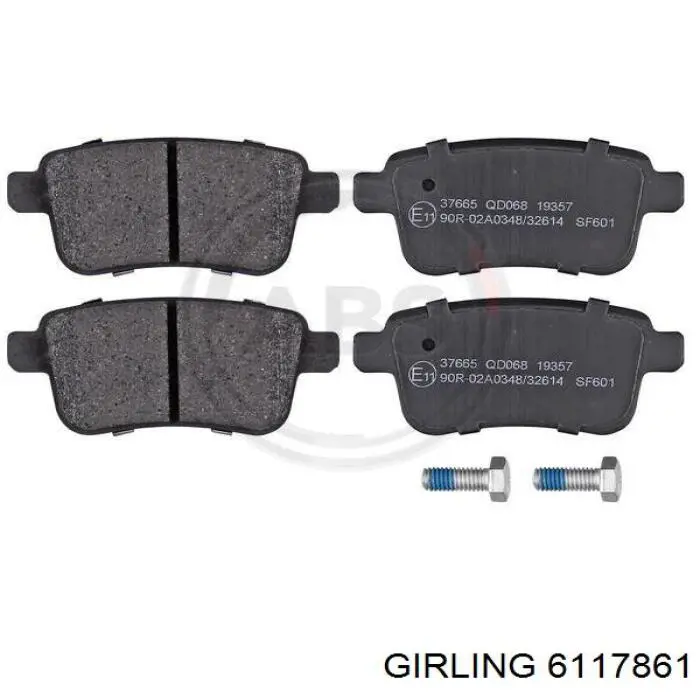 Comprar 6117861 Girling Pastillas de freno traseras