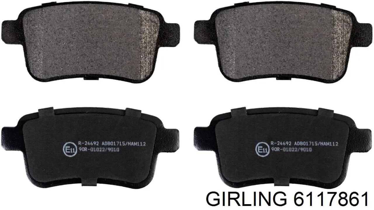 Pastillas traseras de freno Girling 6117861 precio, desde 18,09 EUR