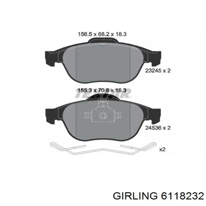 Pastillas de freno delanteras Renault Espace 4 JK0