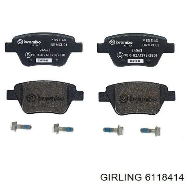 Pastillas de freno traseras Volkswagen Jetta 6 162, 163, AV3, AV2, AY2, AY3