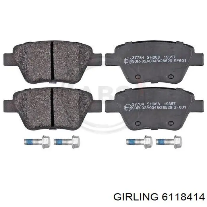 Pastillas de freno traseras Volkswagen Jetta 6 162, 163, AV3, AV2, AY2, AY3