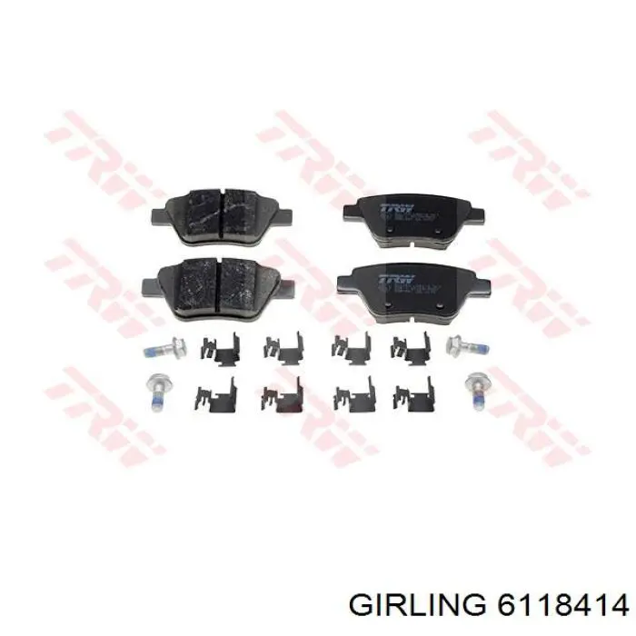 Pastillas de freno traseras Volkswagen Jetta 6 162, 163, AV3, AV2, AY2, AY3