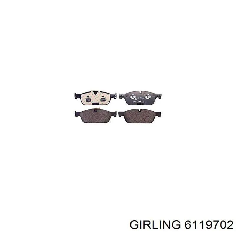 Pastillas freno delanteras Girling 6119702 precio, desde 48,69 EUR