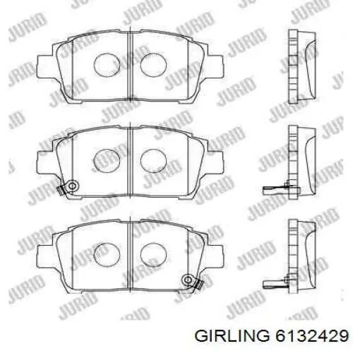 Pastillas de freno delanteras Toyota Prius NHW20