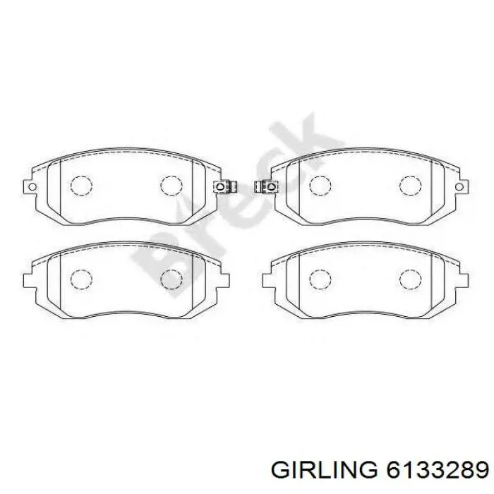 Pastillas de freno delanteras Subaru Impreza 3 GH