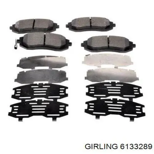 Pastillas de freno delanteras Subaru Impreza 3 GH