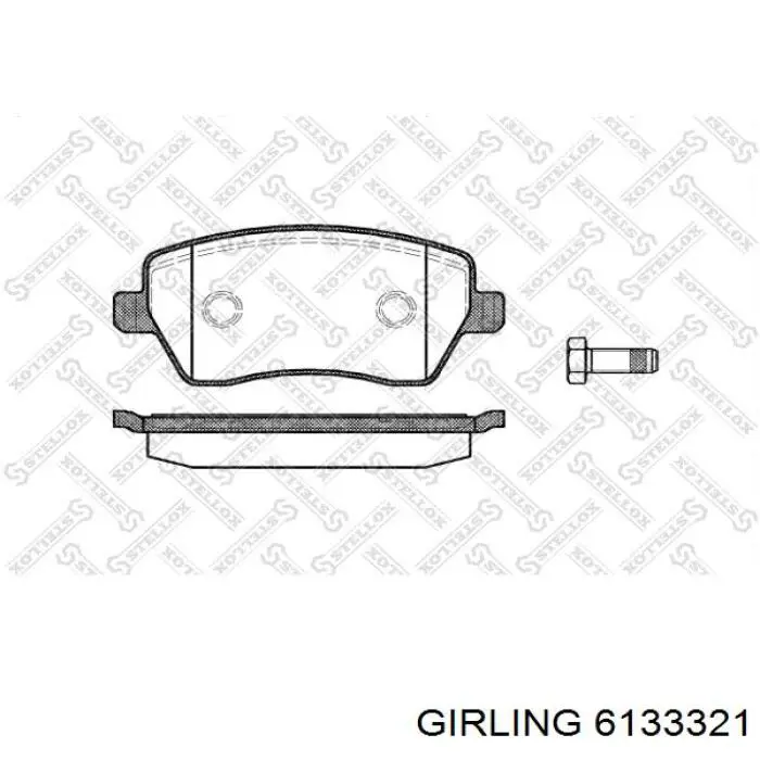 Comprar 6133321 Girling Pastillas delanteras de freno