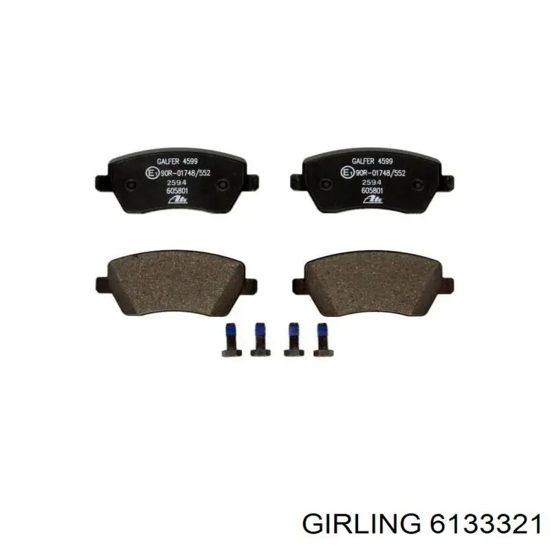Pastillas freno delanteras Girling 6133321 precio, desde 20,83 EUR