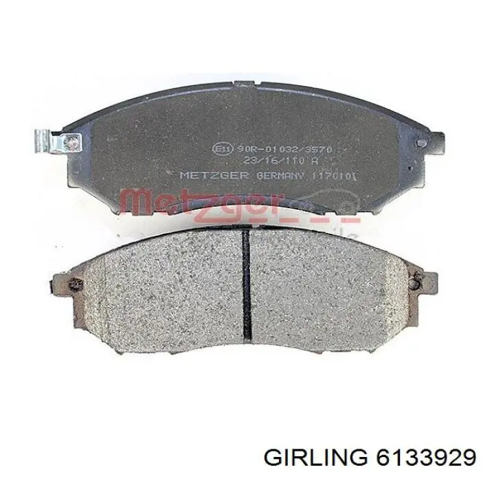 Pastillas de freno delanteras Nissan Navara D40M