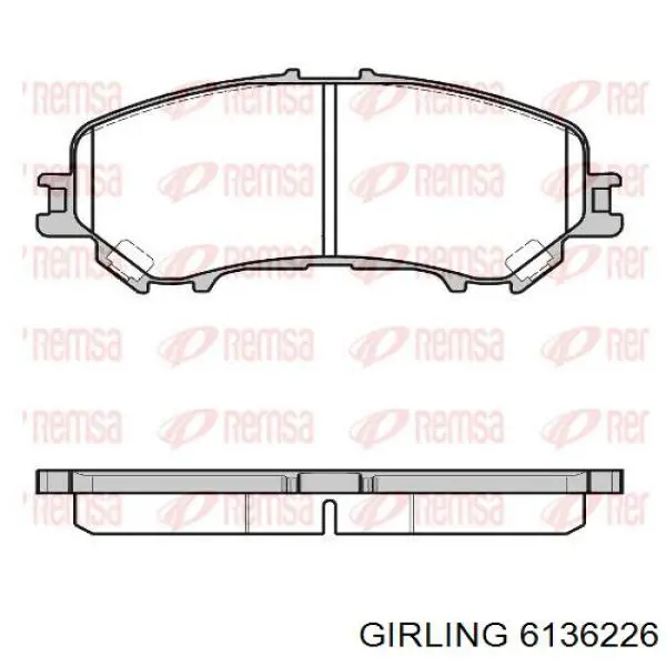 Pastillas de freno delanteras Nissan Qashqai 2 J11