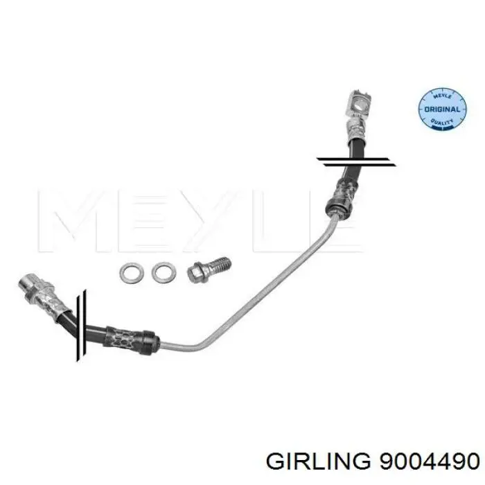 9004490 Girling tubo flexible de frenos trasero izquierdo