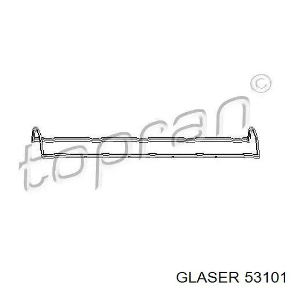 53101 Glaser junta de la tapa de válvulas del motor