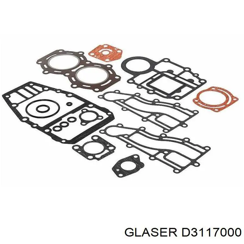 Comprar D3117000 Glaser Juego de juntas superiores de motor