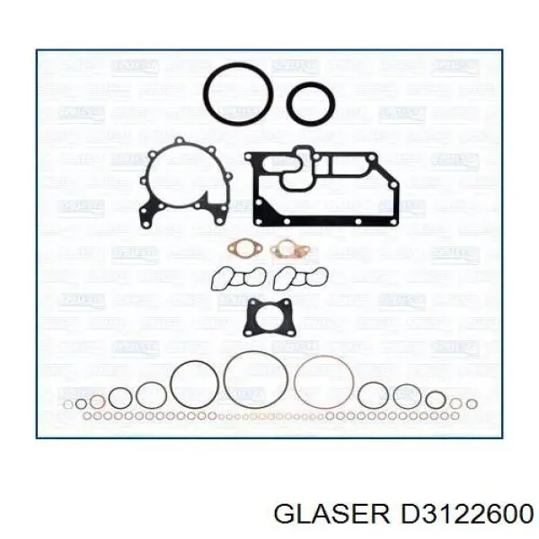 Juego de juntas superiores de motor Glaser D3122600 precio, desde 38,81 EUR