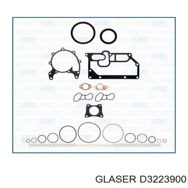 D3223900 Glaser juego de juntas de motor, completo, superior