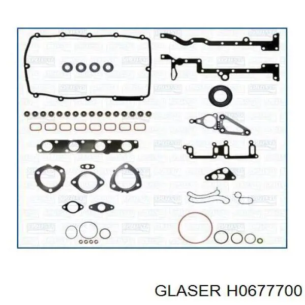 Juntas de culata Glaser H0677700 precio, desde 43,58 EUR