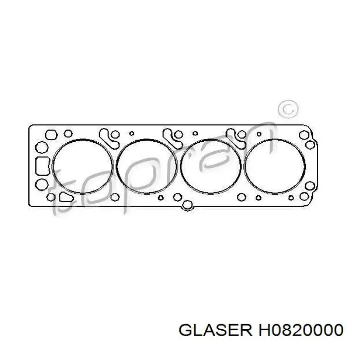H0820000 Glaser Empaquetadura de culata