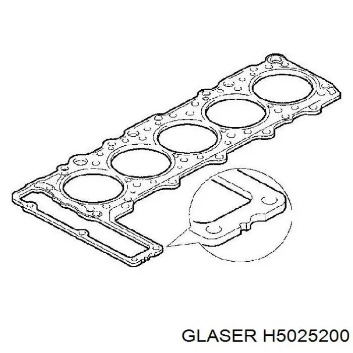 Juntas de culata Glaser H5025200 precio, desde 27,82 EUR