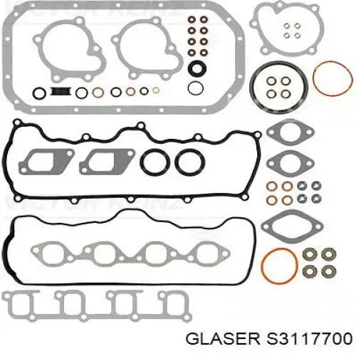 S3117700 Glaser Juego juntas motor