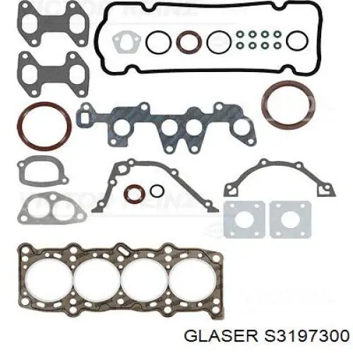Comprar S3197300 Glaser Kit completo de juntas del motor