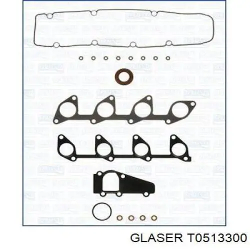 T0513300 Glaser Pernos de culata