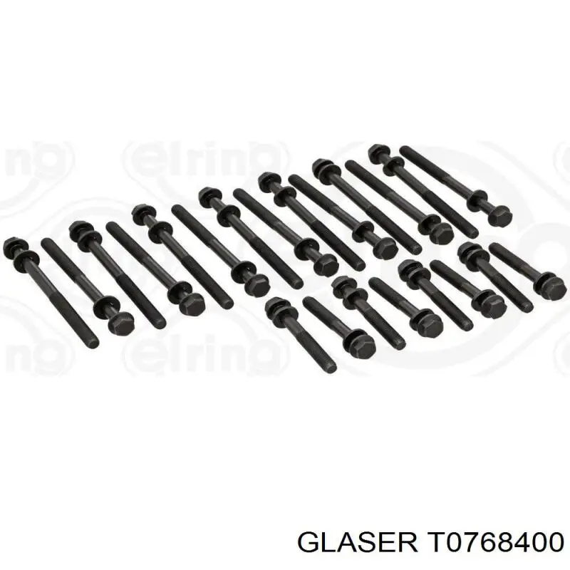 T0768400 Glaser Pernos de culata
