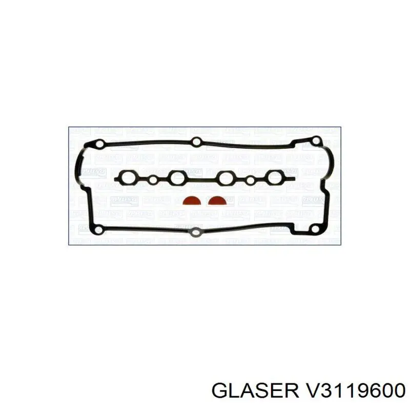 V3119600 Glaser juego de juntas, tapa de culata de cilindro, anillo de junta