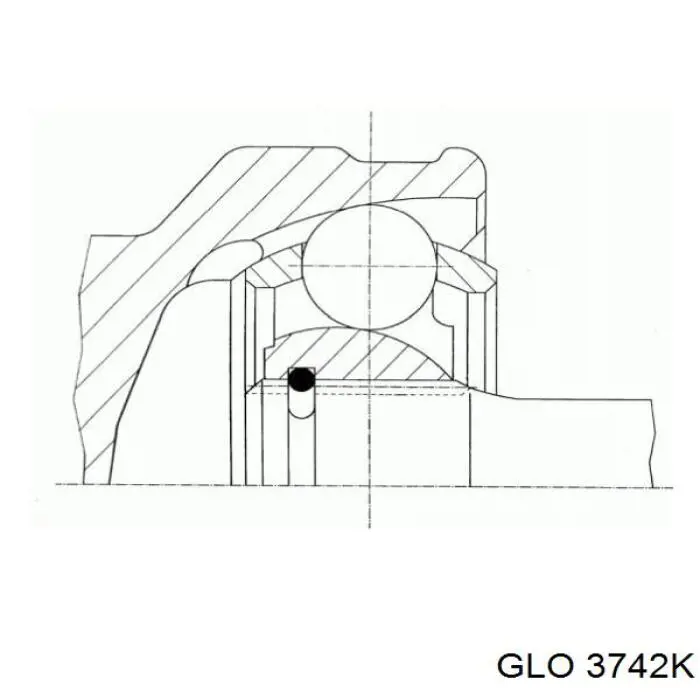 3742K GLO junta homocinética exterior delantera