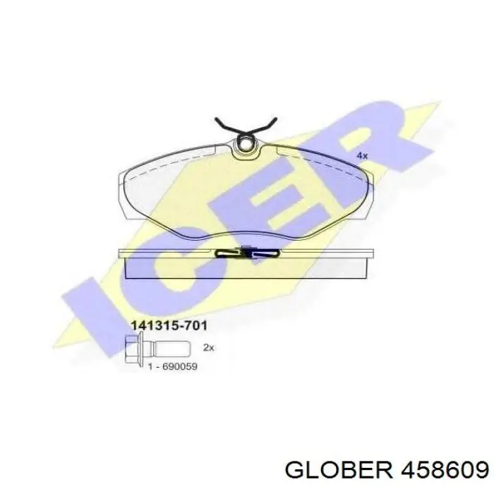 Pastillas de freno delanteras Renault Trafic 2 FL