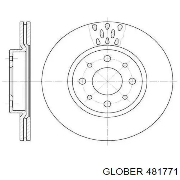Freno de disco delantero Nissan Versa E12X