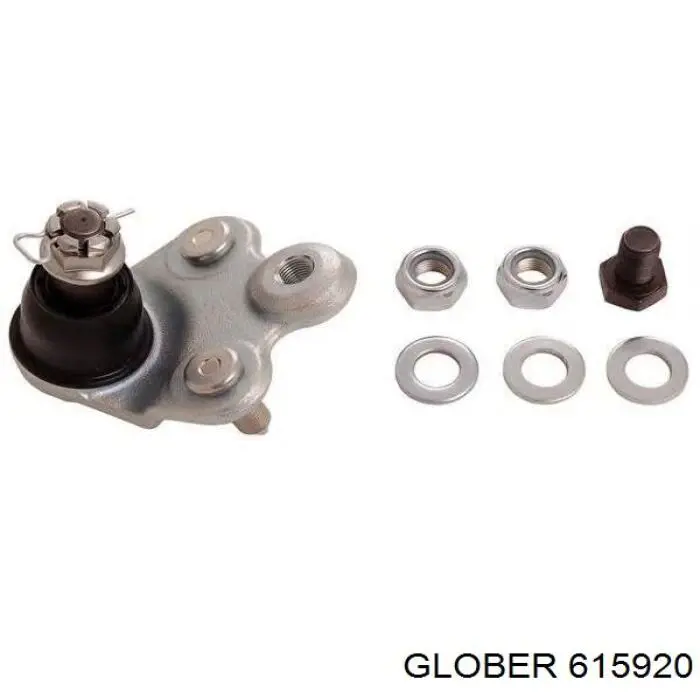 615920 Glober Rótula inferior de suspensión