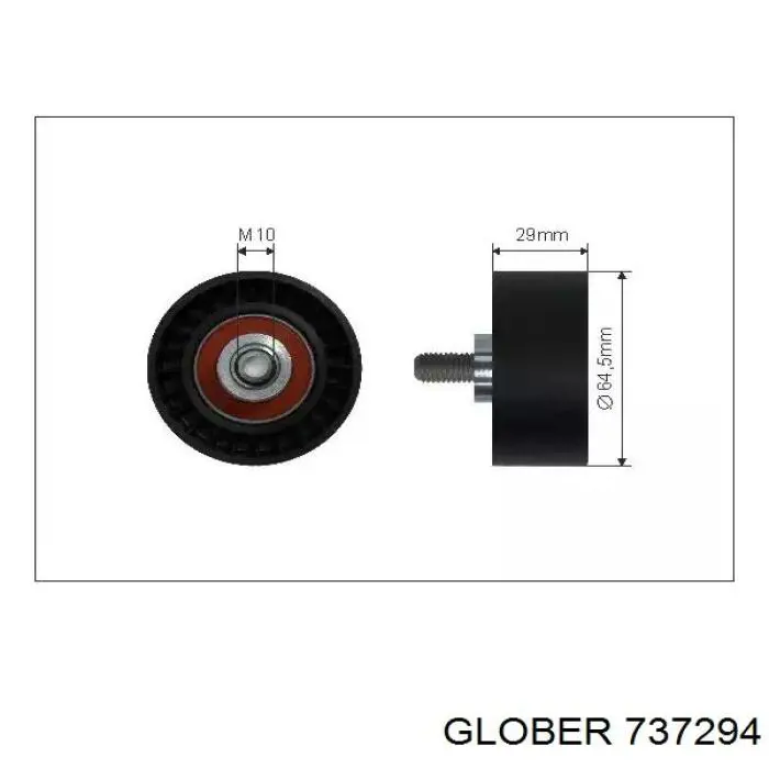 Comprar 737294 Glober Polea correa distribución