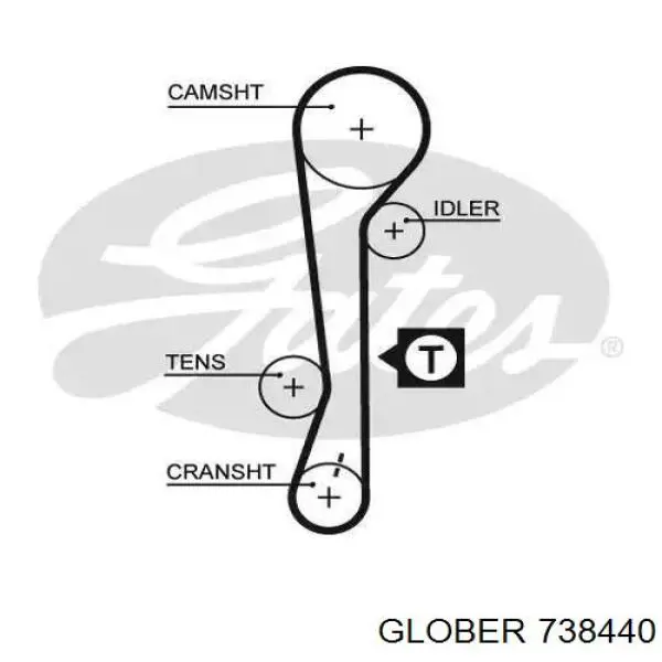 Comprar 738440 Glober Polea correa distribución