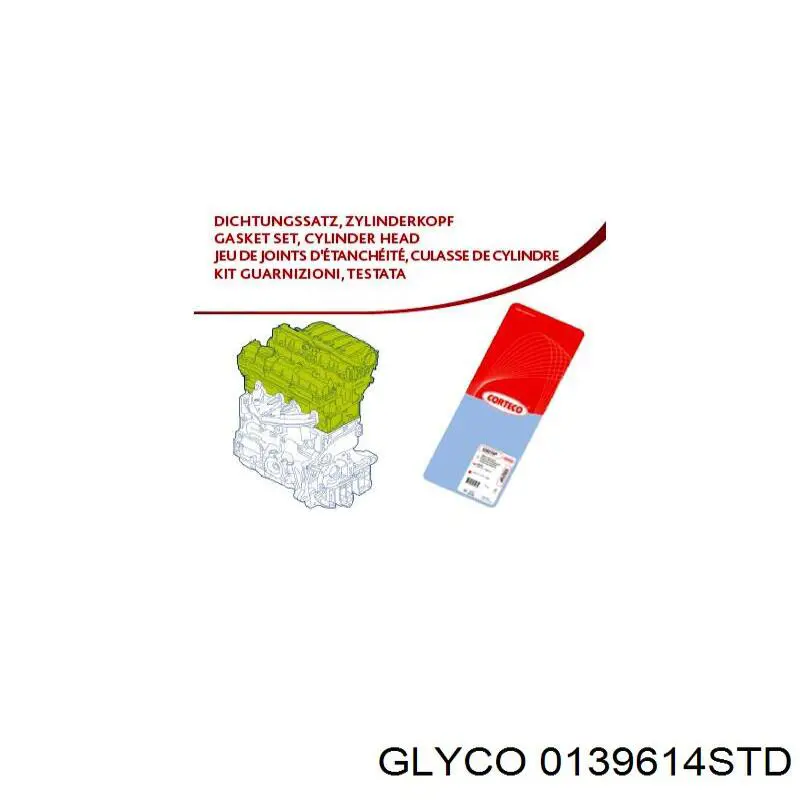 Comprar 0139614STD Glyco Cojinetes de biela
