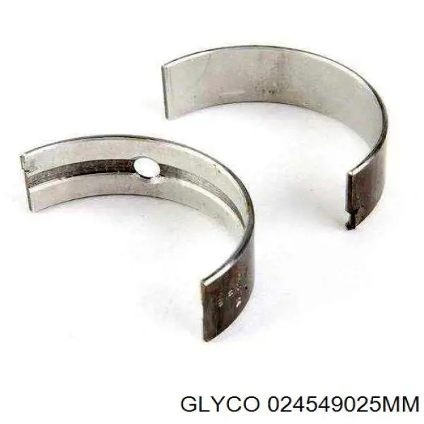 024549025MM Glyco juego de cojinetes de cigüeñal, cota de reparación +0,25 mm