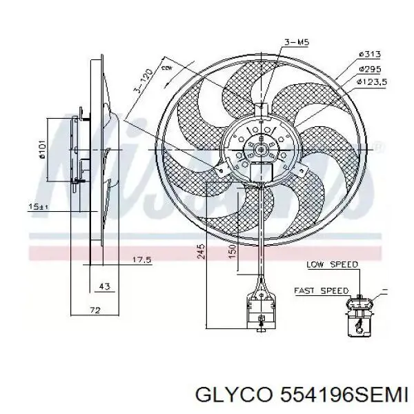 Buje de biela 554196SEMI Glyco