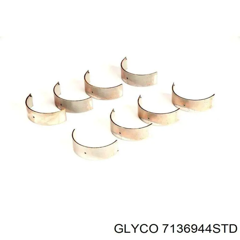 Juego de cojinetes de biela, estándar (STD) Glyco 7136944STD precio, desde 19,45 EUR
