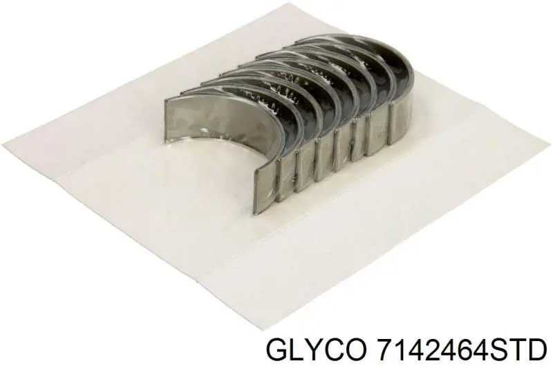 7142464STD Glyco Juego de cojinetes de biela, estándar (STD)