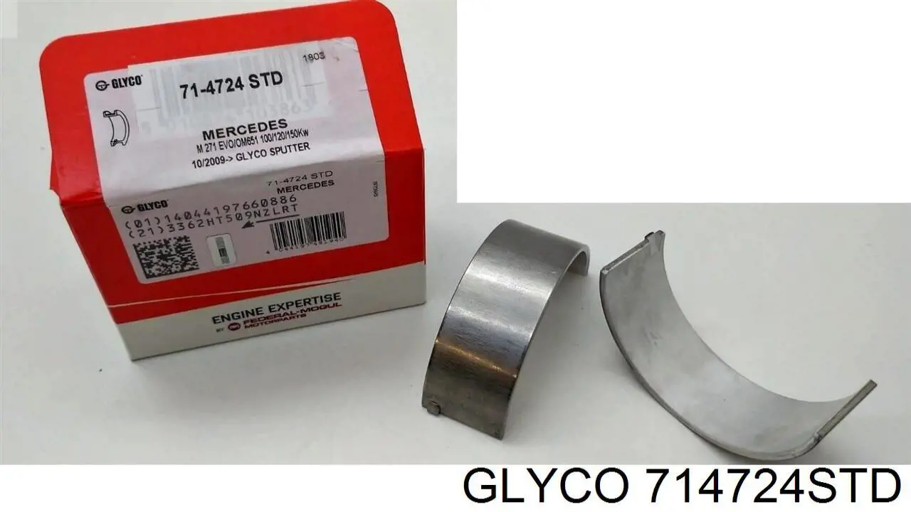 Juego de cojinetes de biela, estándar (STD) Glyco 714724STD precio, desde 27,22 EUR