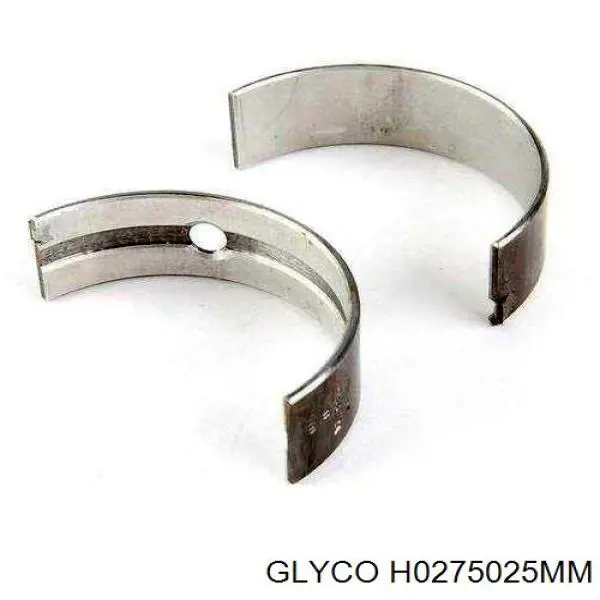 H0275025MM Glyco juego de cojinetes de cigüeñal, cota de reparación +0,25 mm