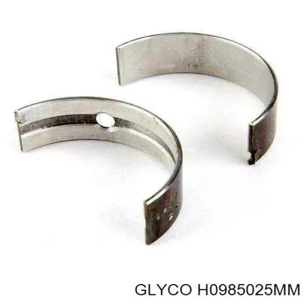 H0985025MM Glyco juego de cojinetes de cigüeñal, cota de reparación +0,25 mm